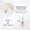 wholesale 925 Sterling Silver Elegant Purple Teardrop Earrings Wholesale With Crystal Accents-0-21