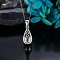 wholesale 925 Sterling Silver Celtic Knot Tear Drop Cremation Keepsake Pendant Necklace with Funnel and Fill Tool Set-0-3