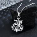wholesale 925 Sterling Silver Anchor & Octopus Pendant Necklaces for Men/Women - Nautical -0-4