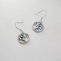 wholesale 925 Sterling Silver Abalone Shell Phoenix Drop Earrings for Women-0-3