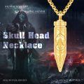 wholesale 925 Sterling Silver Bullet Locket With Engraved Skull Design-0-5