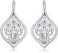 wholesale 925 Sterling Silver Butterfly Flower Teardrop Dangle Drop Earrings for Women Girls  Ideas-0-0
