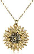 wholesale 925 Sterling Silver Sunflower Locket Necklace with YOU ARE MY SUNSHINE Engraving Pendant-0-7
