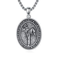 wholesale 925 Sterling Silver Sports Athlete Pendant Necklace - Protect This Athlete Charm Chain s for Men & Women-Taekwondo Necklace