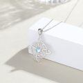wholesale 925 Sterling Silver Moissanite Witches Knot Necklace Witch Jewelry for Women-0-59