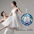 wholesale Sterling Silver Crystal Ballerina Necklace Ballet Dance Gift-0-11