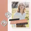 TOUPOP Sterling Silver Infinity Heart Stud Earrings For Women-0-1