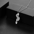wholesale 925 Sterling Silver Arrowhead Pendant Feather Necklace Norse Jewelry for Men Women Gift-0-1