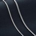 wholesale Sterling Silver Cuban Chain Necklace for Men Women 2 0mm 4 0mm 16 26 (Gift Included)-0-12