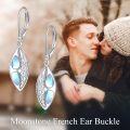 wholesale 925 Sterling Silver Moonstone Teardrop Dangle Earrings - Vintage Style s for Her-0-2