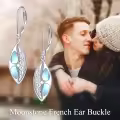 wholesale 925 Sterling Silver Moonstone Teardrop Dangle Earrings Wholesale - Vintage Style s for Her-0-2