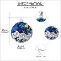 wholesale 925 Sterling Silver Abalone Shell Wave Mountain Pendant Necklace for Women Ocean  48x67mm-0-3