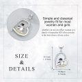 wholesale 925 Sterling Silver Penguin in Heart Shape Pendant Necklace - Cute Animal s for Women-0-5