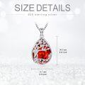 wholesale TOUPOP Tree Of Life Birthstone Necklace 925 Sterling Silver Family Tree Crystal Pendant Birthday Jewelry Christmas Gifts For Women Her -0-5
