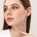 wholesale Sterling Silver Viking Rune Earrings Cross Square Yin Yang Ring Nordic Jewelry-0-3