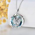 wholesale TOUPOP St Michael Necklace 925 Sterling Silver Crystal Saint Michael Jewellery -0-1