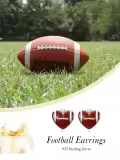 TOUPOP 925 Sterling Silver Sports Stud Earrings Tennis Baseball Volleyball Soccer Basketball Football Softball Hockey Gifts-0-4