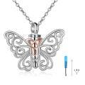 wholesale 925 Sterling Silver Butterfly Pendant Necklace With Tools-0-0