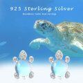 wholesale 925 Sterling Silver Turquoise Sea Turtle Stud Earrings - Hypoallergenic Ocean Jewelry-0-6
