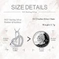 wholesale 925 Sterling Silver Heart Pendant Necklace Wholesale With Cubic Zirconia-0-4