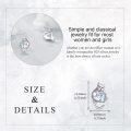 wholesale 925 Sterling Silver Cat Heart Moonstone Stud Earrings for Women Girls Gift-0-4