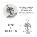 wholesale 925 Sterling Silver Tree of Life Pendant Necklace w/Anchor Design-0-5