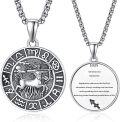 wholesale 925 Sterling Silver Sagittarius Zodiac Sign Pendant Necklaces for Men Women Astrology s-0-0