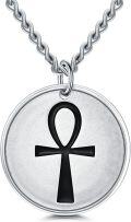 wholesale 925 Sterling Silver Egyptian Ankh Eye Of Horus & Anubis Pendant Necklaces For Men/Women-0-0