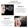 wholesale 925 Sterling Silver Mom Heart Necklace 100 Languages I Love You Projection Zircon Pendant-0-5
