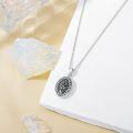 wholesale  Sterling Silver 12 Month Birth Flower Photo Locket Necklace Jewelry Gift -0-9