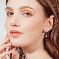 wholesale 925 Sterling Silver Sports Long Chain Dangle Drop Earring with Volleyball Design Gift for Women-0-3