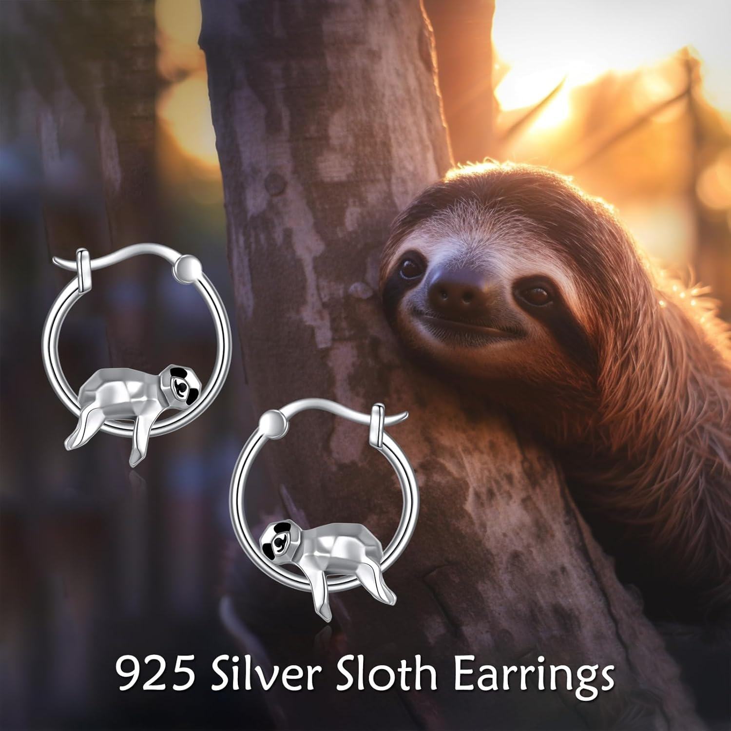 wholesale 925 Sterling Silver 3D Pug Dog Shape Hoop Earrings for Women and Girls-0-4