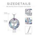 TOUPOP Sterling Silver Crystal Phoenix Pendant Necklace For Women-0-3