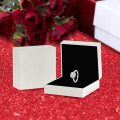 wholesale S925 Sterling Silver Wedding Ring with Diamond Accent Band-0-9