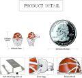 wholesale 925 Sterling Silver Basketball Hoop Stud Earrings for Women Sportswear Accessories Gift Ideas-0-3