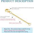 wholesale 925 Sterling Silver Plated 14k Real Gold 1/1.5/2/2.5/3/4/5 Necklace Extender Chain Adjustable Extension Chain for Jewelry-0-1