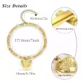 wholesale Gold 925 Sterling Silver Dragonfly Heart Photo Locket Charm Bracelet Wholesale for Women-0-14