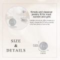 wholesale 925 Sterling Silver Zircon Stud Earrings-0-4