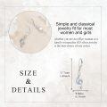 wholesale 925 Sterling Silver Moonstone Musical Note Leverback Earrings-0-3