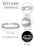 wholesale 925 Sterling Silver Mesh Bracelet With Lobster Clasp-0-1