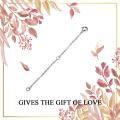 wholesale 14k Rose Gold Chain Bracelet Wholesale With Heart Charm-0-16