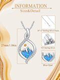 wholesale 925 Sterling Silver Blue Opal Mustard Seed Necklace with AAA Cubic Zirconia - Inspirational Christian Faith Jewelry Gift-0-5