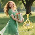 wholesale  14K Gold & Moissanite Trinity Knot Celtic Heart Necklace, 0.45cttw, Irish Love Knot Pendant, Adjustable 16+2 Chain, Gift for Women-0-3