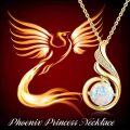 wholesale 925 Sterling Silver & Colorful Gemstone Phoenix Necklace for Women - Symbol of Luck & Renewal - Romantic Gift for Mom, Wife, Daughter - 22mm, 3.87g-0-4