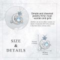 wholesale 925 Sterling Silver Crescent Moon Necklace-0-2
