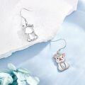 wholesale 925 Sterling Silver Pig Drop Earrings for Girls and Women's Gifts-0-3