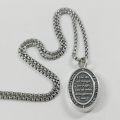 wholesale Sterling Silver Protection Necklace with St Anthony Francis Joseph Peregrine Raphael Sebastian Medal Christian Gifts-0-7