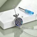 wholesale 925 Sterling Silver Celtic Knot Abalone Shell Pendant Urn Necklace for Ashes - Memorial Keepsake Jewelry with Funnel and Fill Tool Set-0-1