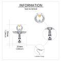 wholesale 925 Sterling Silver Winged Ankh Pendant Necklace-0-4