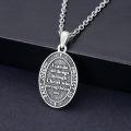 wholesale 925 Sterling Silver Saint Joseph Protect Us Pendant Necklace Catholic  for Women Men-0-4
